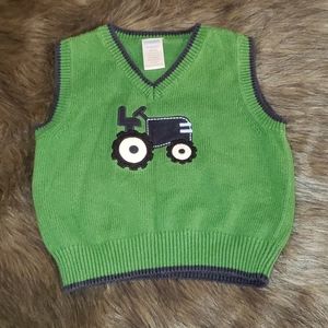 12-18 months Gymboree tractor Sweater vest
